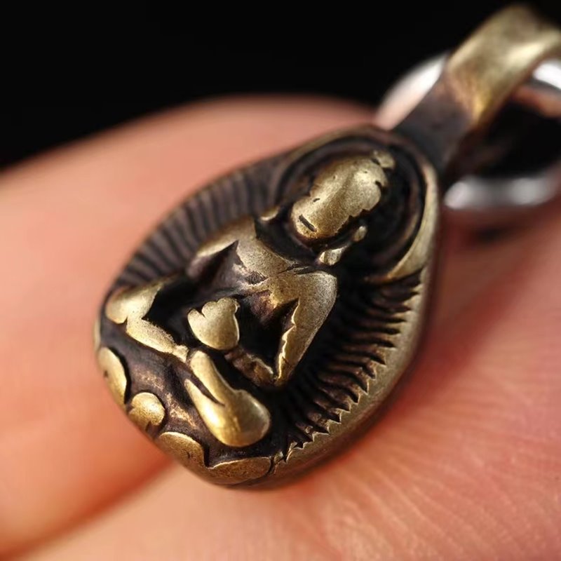 Old Tibetan Bodhisattva Pendant-Mantrapiece