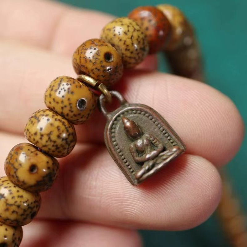 Vintage Tibetan Buddha Charm Emblem