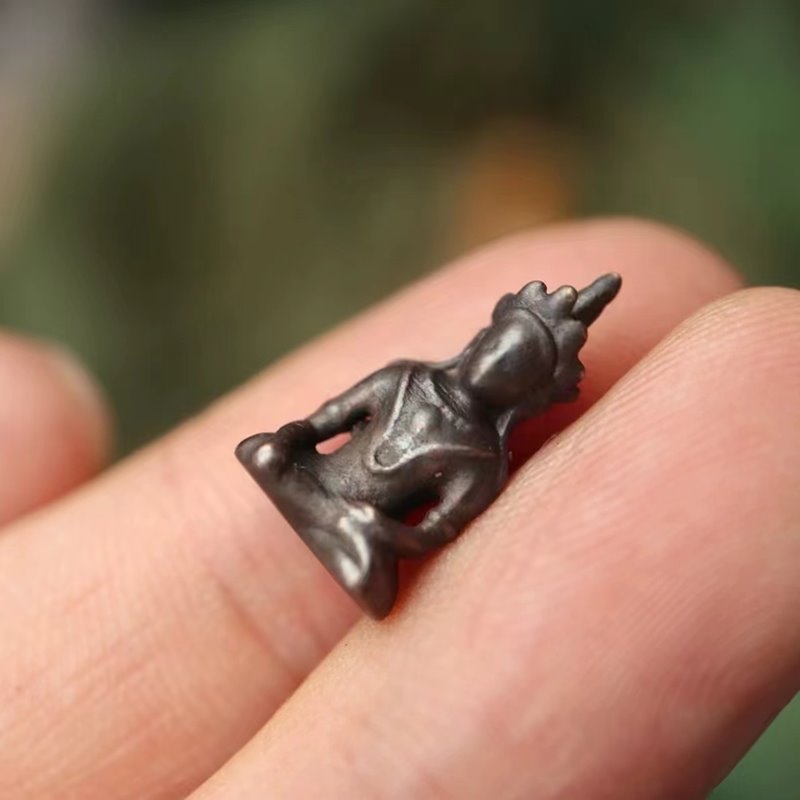 Vintage Tibetan Copper Medicine Buddha Charm