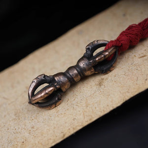 Old Tibetan Copper Vajra Pendant