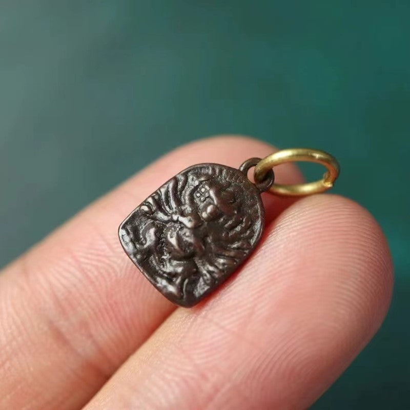 VIntage Tibetan Copper Yamantaka Charm