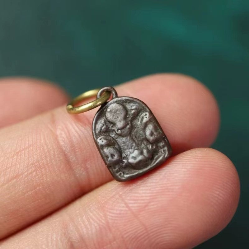 Old Tibetan Meteoric Iron Yamantaka Charm