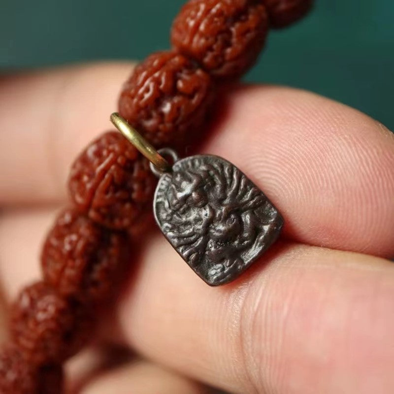 Old Tibetan Meteoric Iron Yamantaka Charm