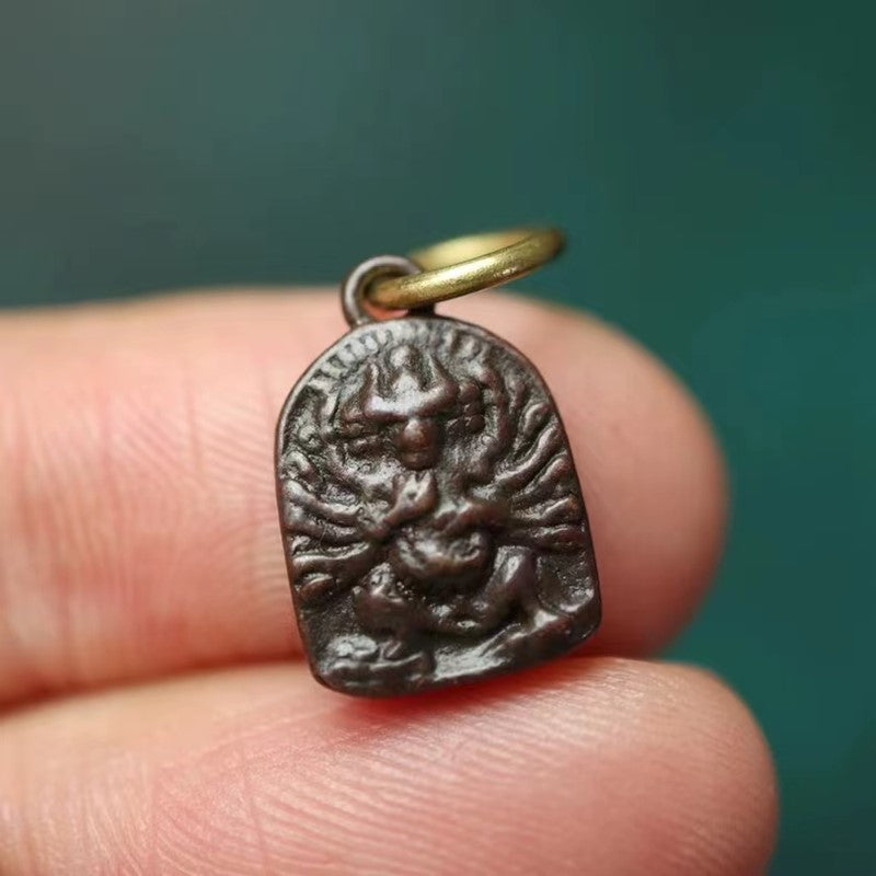 VIntage Tibetan Copper Yamantaka Charm