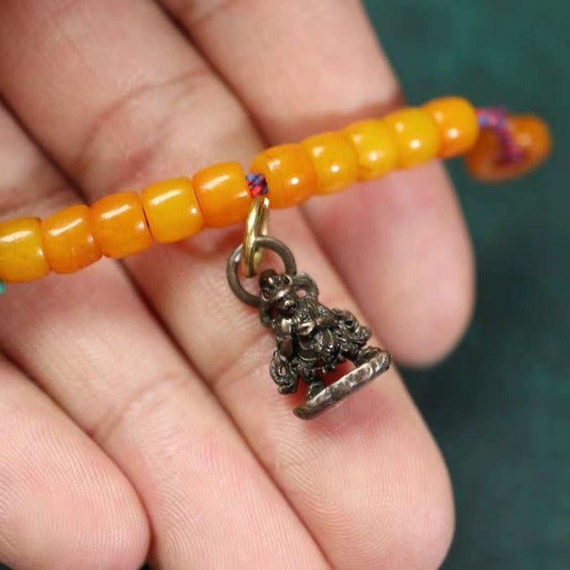 Old Tibetan Meteoric Iron Yamantaka Charm