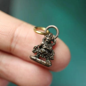 Old Tibetan Meteoric Iron Yamantaka Charm