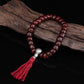 Old Tibetan Dark Red Bodhi Seed Mala