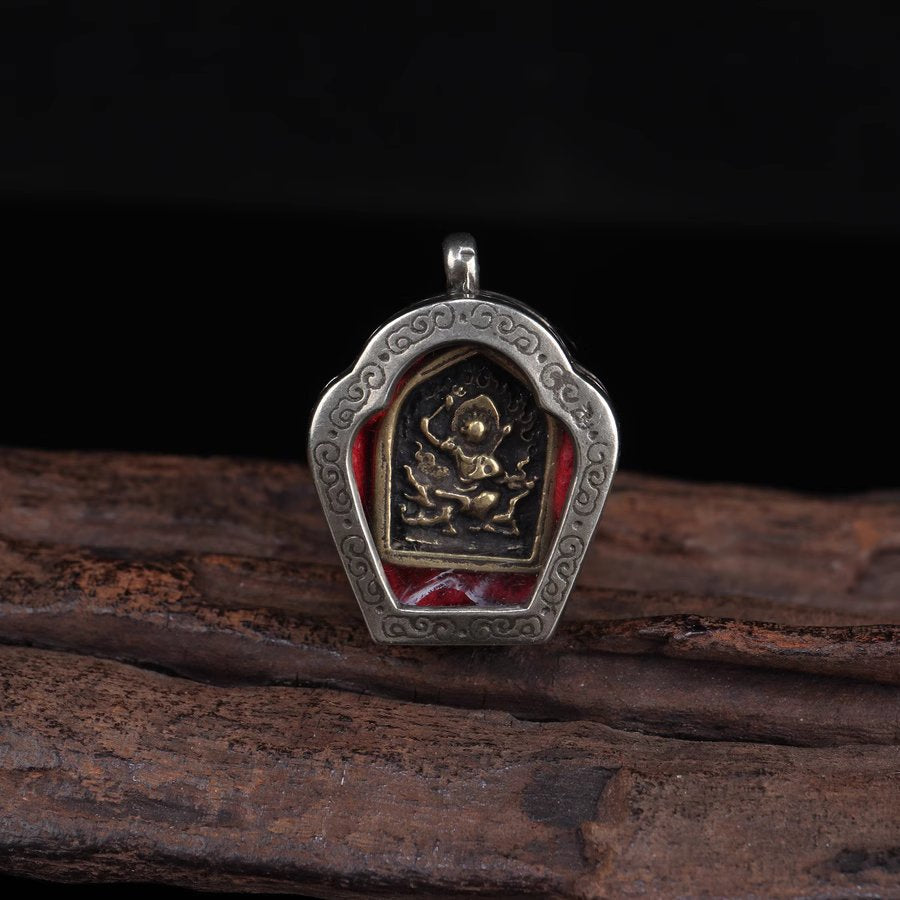 Old Tibetan Gau Locket-Mantrapiece