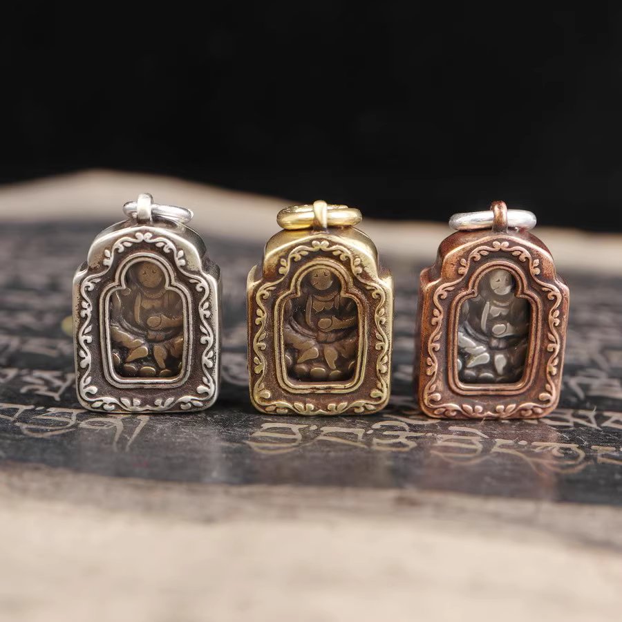 Vintage Tibetan Ghau Prayer Box