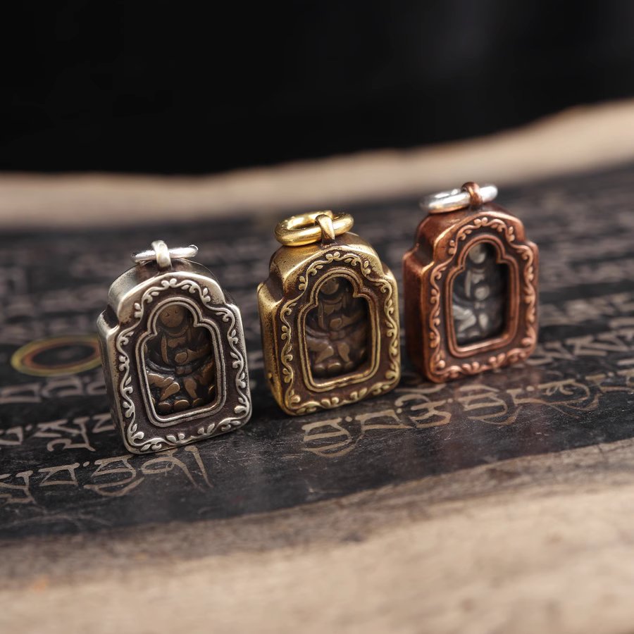 Vintage Tibetan Ghau Prayer Box