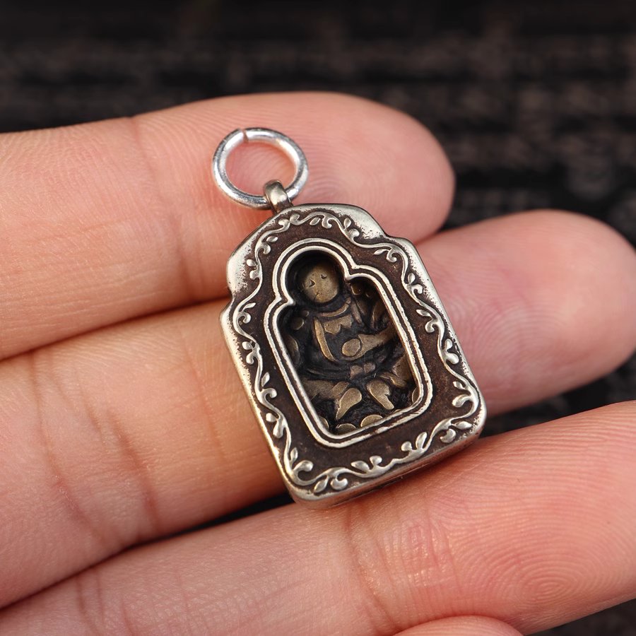 Vintage Tibetan Ghau Prayer Box