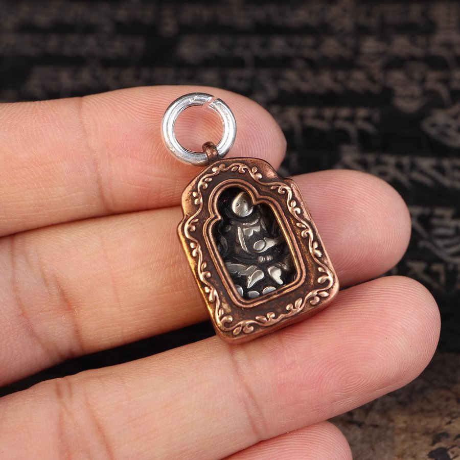 Vintage Tibetan Ghau Prayer Box