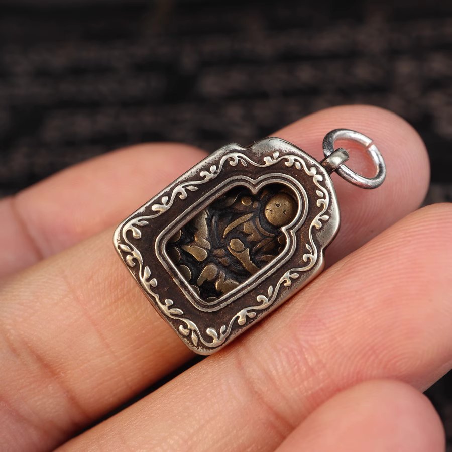 Vintage Tibetan Ghau Prayer Box