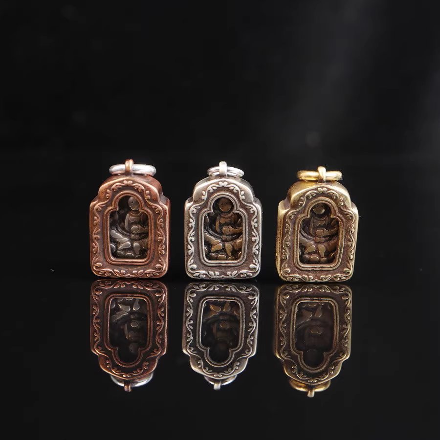 Vintage Tibetan Ghau Prayer Box