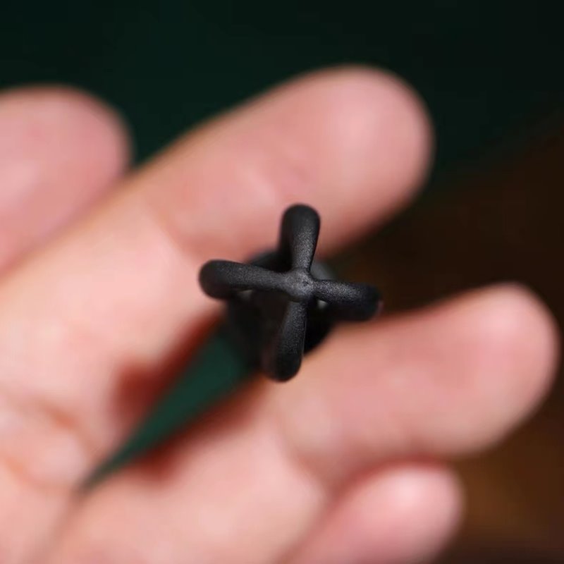 Old Tibetan Iron Forged Vajra Pendant