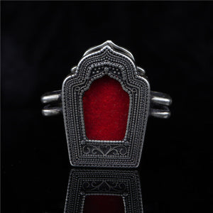 Old Tibetan Iron Gau Box Pendant