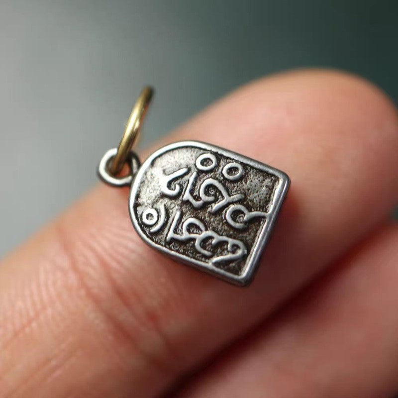 Vintage Tibetan Iron Green Tara Charm