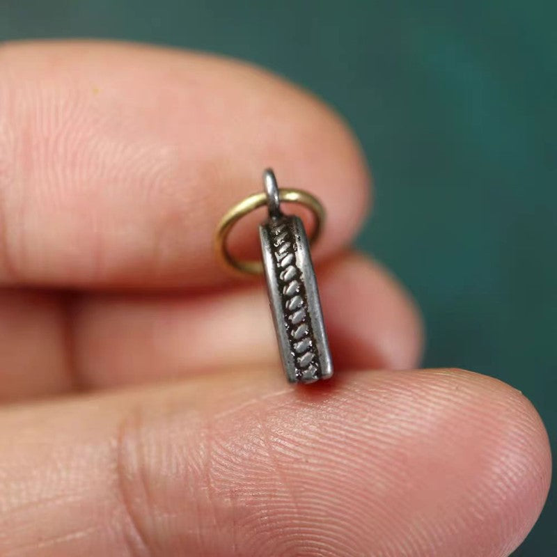 Vintage Tibetan Iron Green Tara Charm