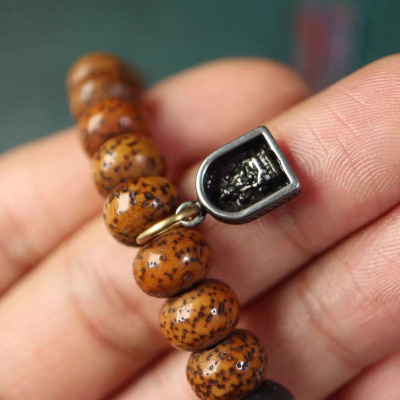 Vintage Tibetan Iron Green Tara Charm