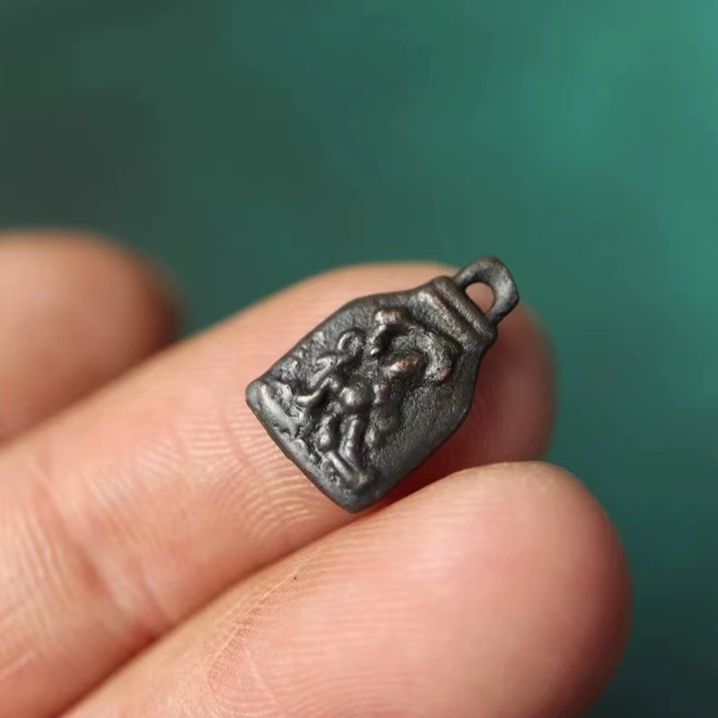 Vintage Tibetan Iron Manjushri Charm