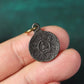 Old Tibetan Meteoric Iron Om Mani Padme Hum Medallion