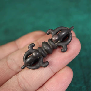 Old Tibetan Meteoric Iron Vajra Pendant