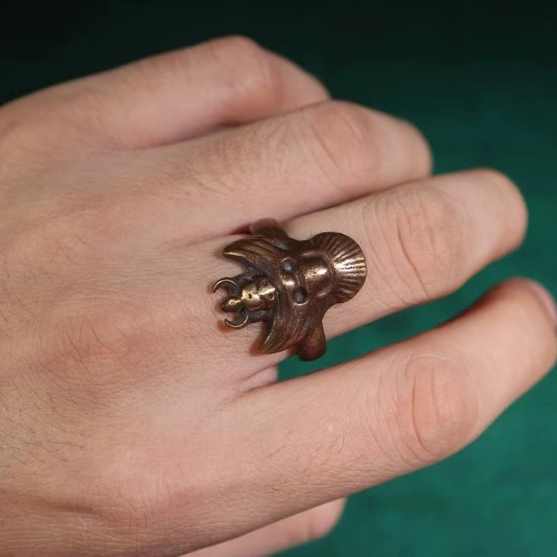 Vintage Tibetan Khyung Ring Seal