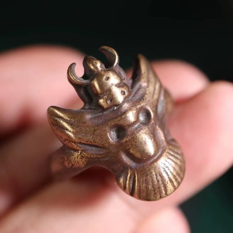 Vintage Tibetan Khyung Ring Seal