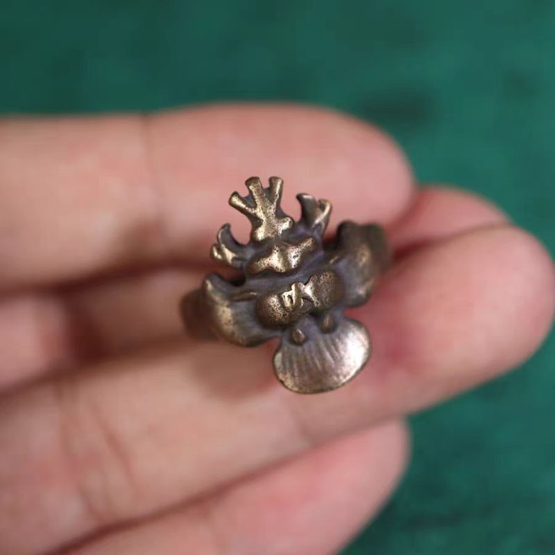 Vintage Tibetan Khyung Sigil Ring