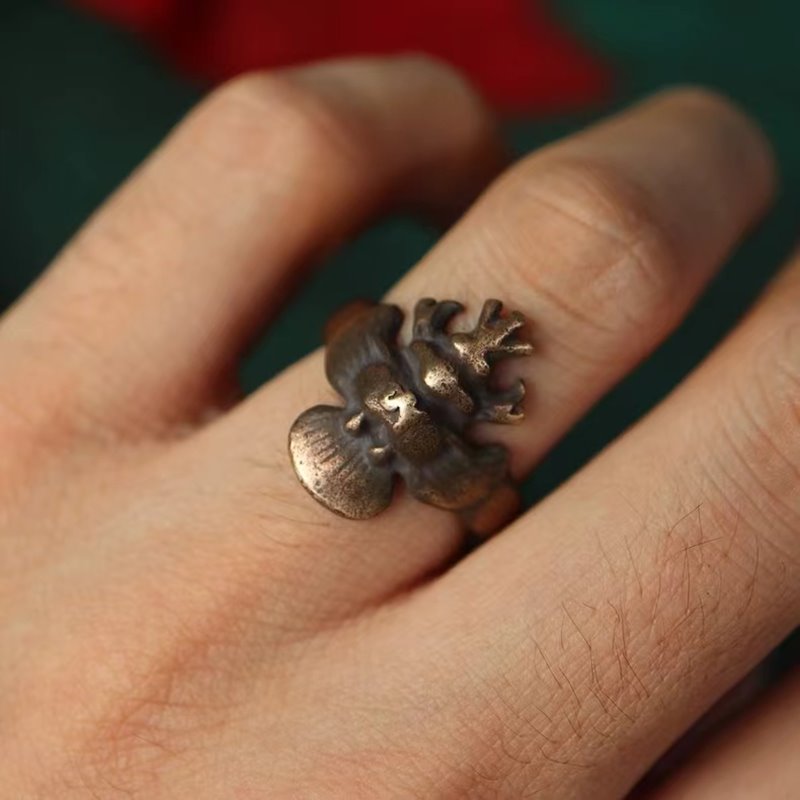 Vintage Tibetan Khyung Sigil Ring