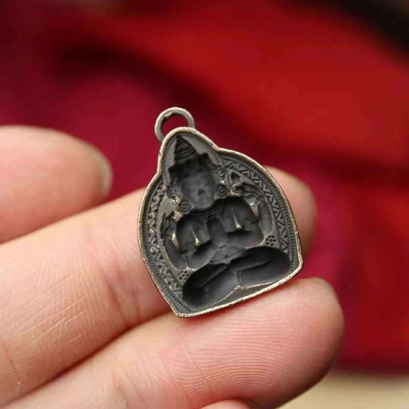 Vintage Tibetan Kwan Yin Charm