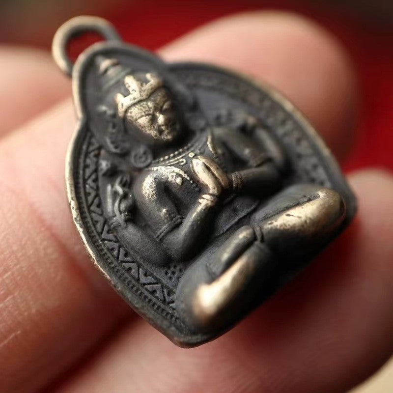 Vintage Tibetan Kwan Yin Charm