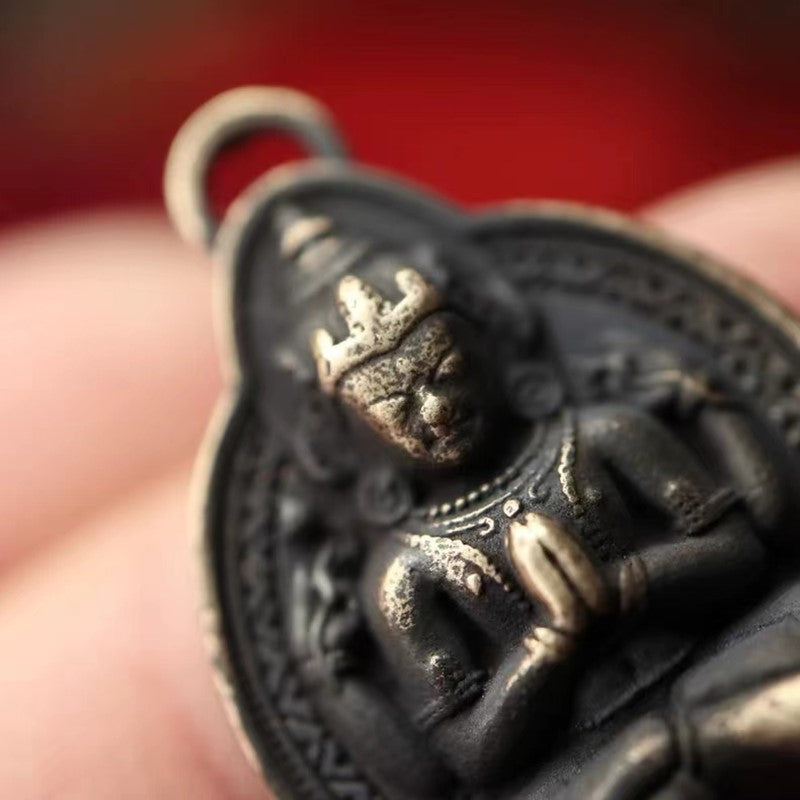 Vintage Tibetan Kwan Yin Charm
