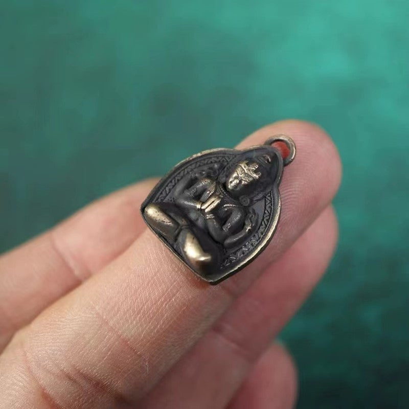 Vintage Tibetan Kwan Yin Charm