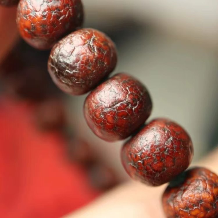 Old Tibetan Lotus Beads Mala