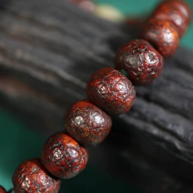 Old Tibetan Lotus Beads Mala