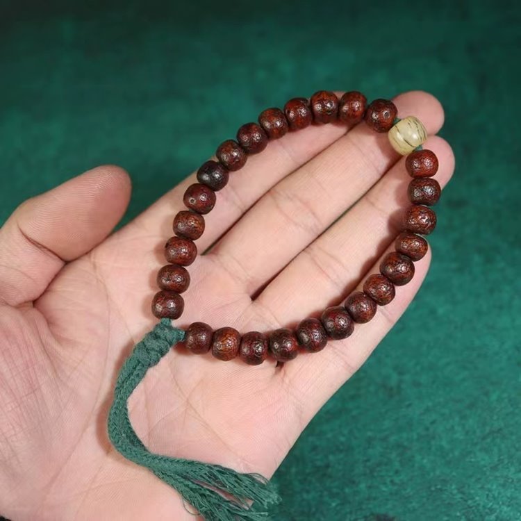 Old Tibetan Lotus Beads Mala