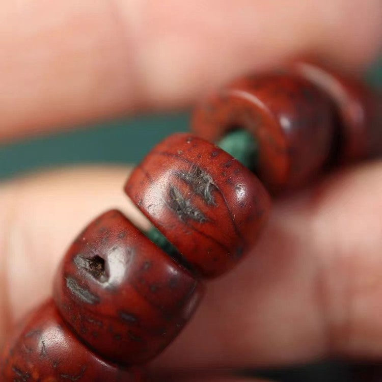 Old Tibetan Mala Beads Bodhi Seed