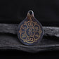 Vintage Tibetan Meteoric Iron Buddhist Pendant Necklace