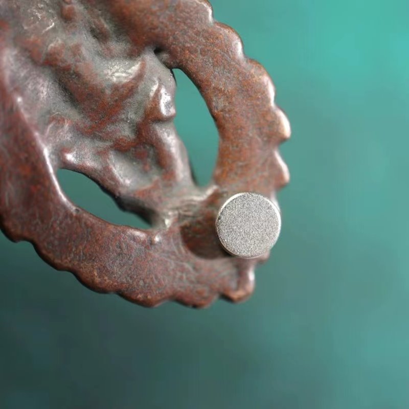 Vintage Tibetan Meteoric Iron Caishen Figurine