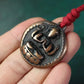 Old Tibetan Meteoric Iron Chenrezig Pendant-Mantrapiece