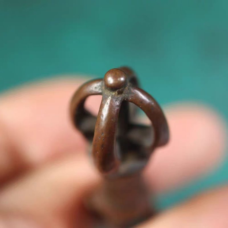 Vintage Tibetan Meteoric Iron Dorje Pendant