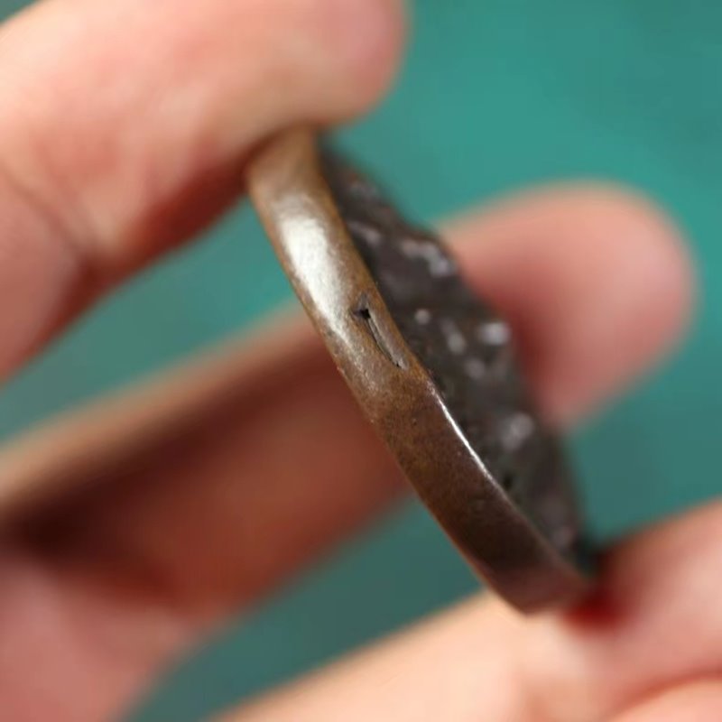 Vintage Tibetan Meteoric Iron Skyfall Yamataka Pendant