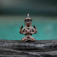 Old Tibetan Meteoric Iron Skystone Guanyin Amulet-Mantrapiece