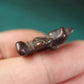 Old Tibetan Meteoric Iron Skystone Guanyin Amulet-Mantrapiece