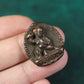 Old Tibetan Meteoric Iron Vajrapani Amulet-Mantrapiece