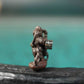 Old Tibetan Meteoric Iron Vajrapani Figurine Pendant-Mantrapiece