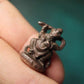 Old Tibetan Meteoric Iron Vajrapani Figurine Pendant-Mantrapiece