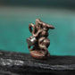 Old Tibetan Meteoric Iron Vajrapani Figurine Pendant-Mantrapiece