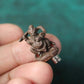 Old Tibetan Meteoric Iron Vajrapani Figurine Pendant-Mantrapiece